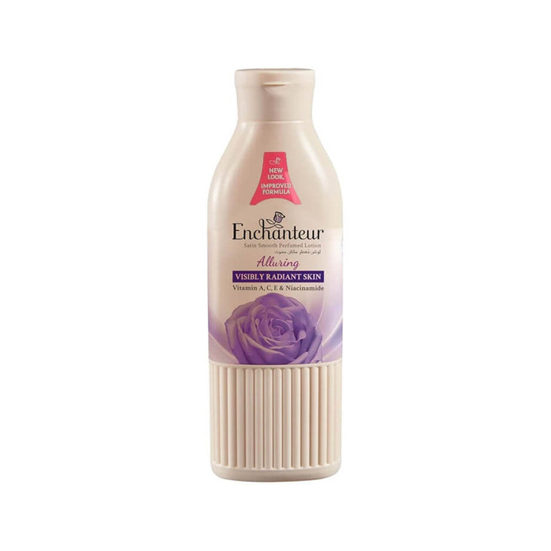 ENCHANTEUR Alluring Satin Smooth Body Lotion Aloe Vera Olive Butter Rose Iris Vanilla 250 ml