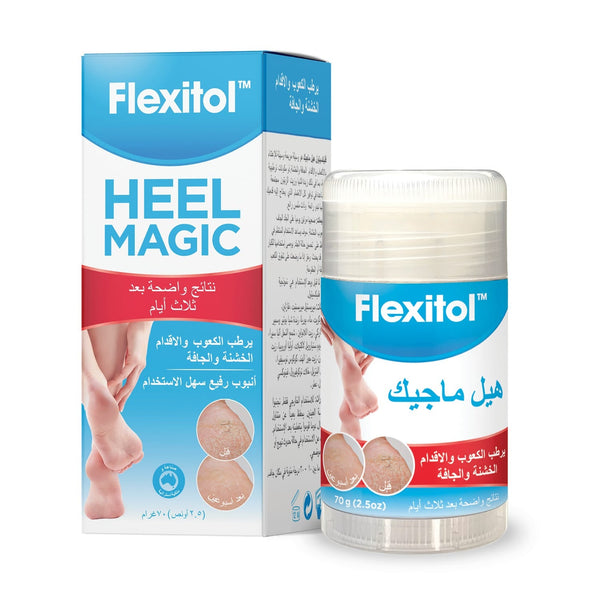 Flexitol Heel Magic Moisturizer Stick with Urea, 70 g
