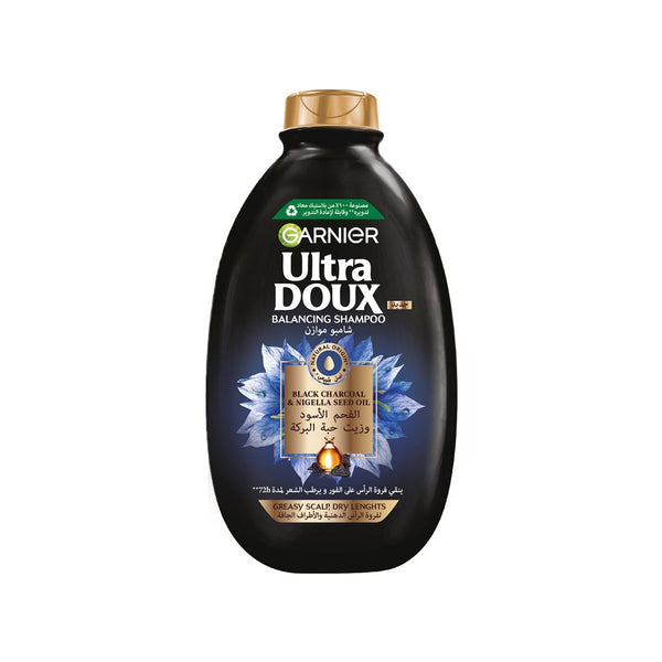 Garnier Ultra Doux Charcoal & Nigella Seed Oil Shampoo 400 ml