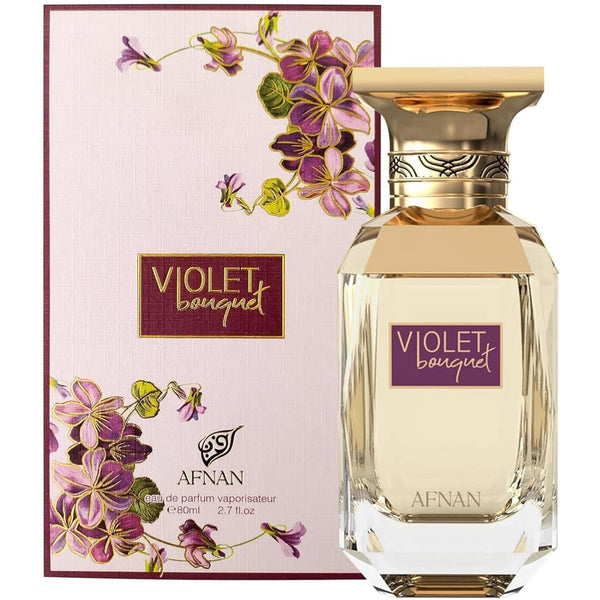 Afnan Violet Bouquet Eau De Parfum Floral Fragrance for Women 80 ml
