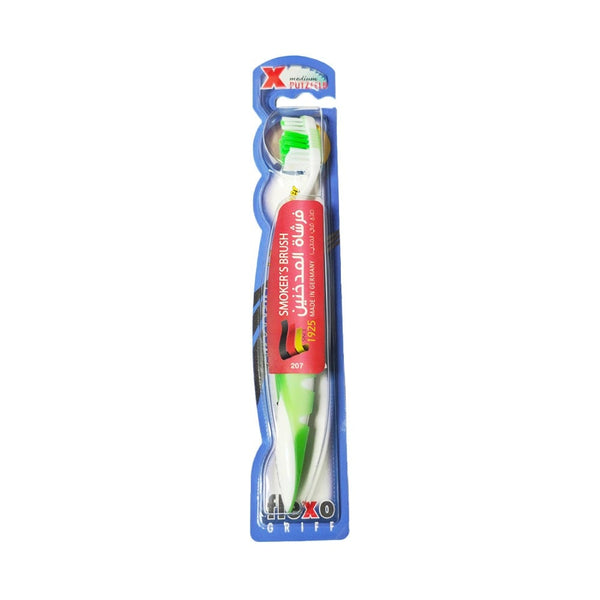 Purodent Flexo Toothbrush Medium Soft Bristles for Smoking Stains