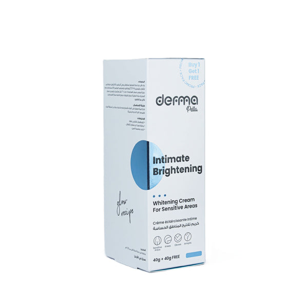 Derma Pella Intimate Soothing Body Balm Cream for Sensitive Areas, Brightening Care, Promo Pack