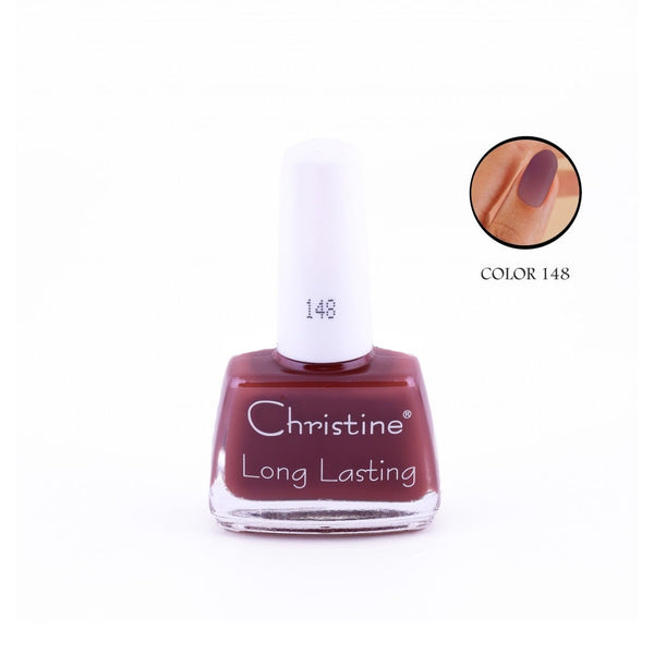 Christine Long Lasting Nail Polish Shiny Finish Shade 148