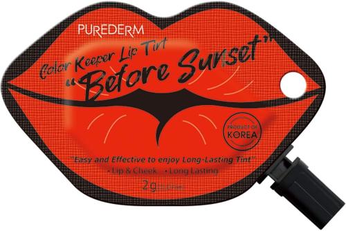 Purederm Color Keeper Lip Tint Lightweight Moisturizing Shine Before Sunset