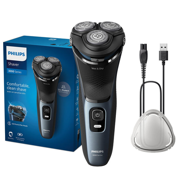 Philips S3144/00 Cordless Electric Shaver Wet & Dry Blue