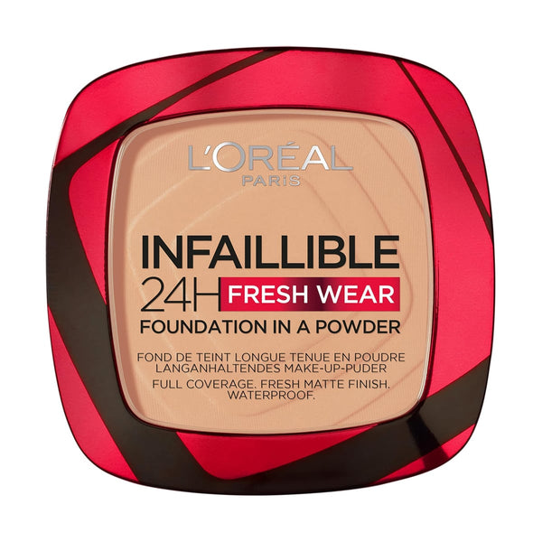 L'Oreal Paris Infallible Fresh Wear Powder Foundation, Water Resistant