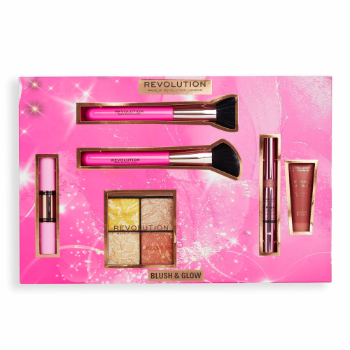 Revolution Blush & Glow Makeup Set Radiant Finish 5 Pieces