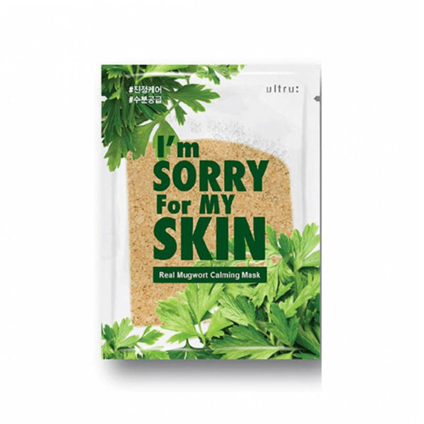 I'm SORRY For MY SKIN Real Mugwort Calming Sheet Face Mask 33 ml