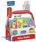 Clementoni Baby Radio Interactive Music Toy with 4 Buttons, 6+ Months