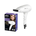 Braun Satin Hair 3 Ionic Hair Dryer HD 380 White 2000 W with Concentrator Nozzle