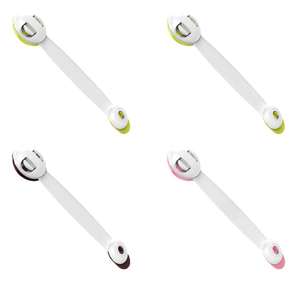 Baby Safe Multipurpose Cabinet Locks Set, Flexible ABS + PE, 4 Pieces