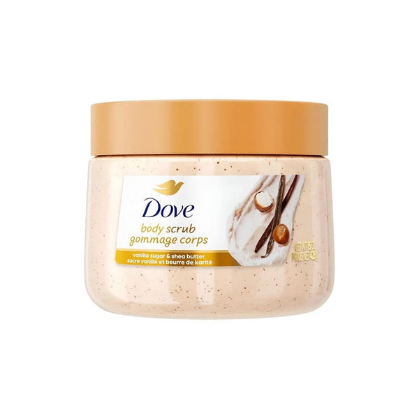 Dove Vanilla Sugar & Shea Butter Body Scrub Creamy Exfoliating Formula 425ml