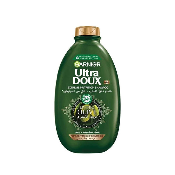 Garnier Ultra Doux Mythic Olive Nourishing Shampoo with Olive Oil, 600 ml