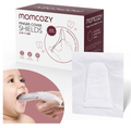 Momcozy Baby Finger Toothbrush Wipes, Alcohol-Free Pre-Moistened Oral Care, 30 Individually Wrapped Wipes