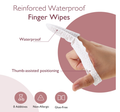 Momcozy Baby Finger Toothbrush Wipes, Alcohol-Free Pre-Moistened Oral Care, 30 Individually Wrapped Wipes