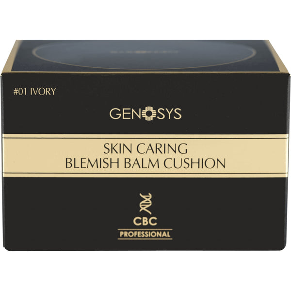 Genosys Belemish Cushion Foundation + Refill Natural Glow Peptide Complex #01 Ivory