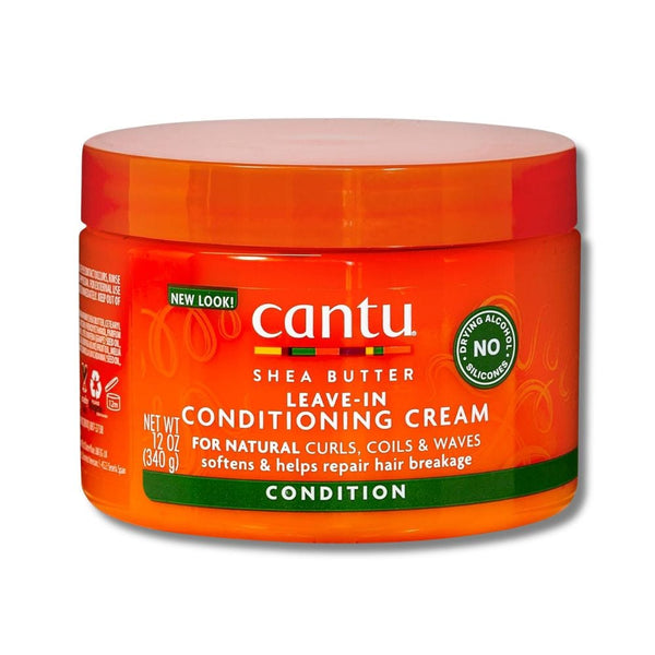 Cantu Leave-In Conditioning Repair Cream Shea Butter Moisturizing Hair Treatment 340 g