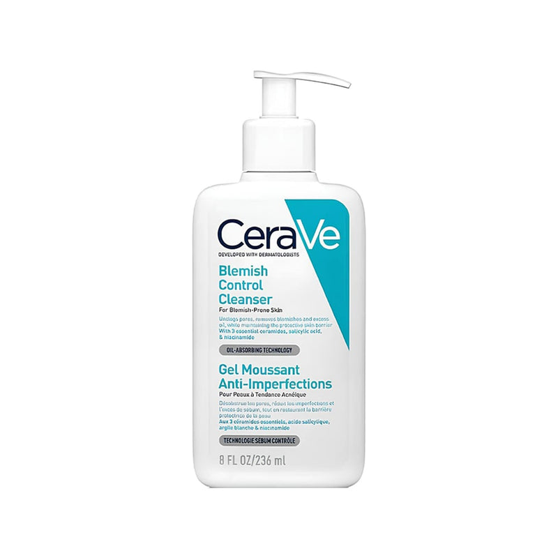 CeraVe Blemish Control Cleanser Salicylic Acid Face Wash Niacinamide 236 ml