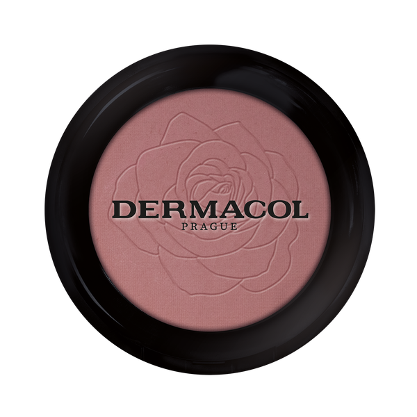 Dermacol Natural Powder Blush No 01 Rose Relief Silky Finish
