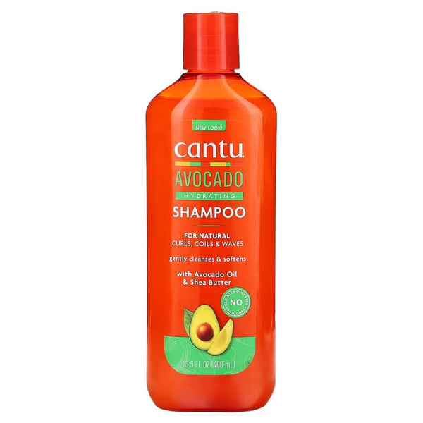 Cantu Avocado Hydrating Cream Shampoo Sulfate-Free Avocado Oil 400ml