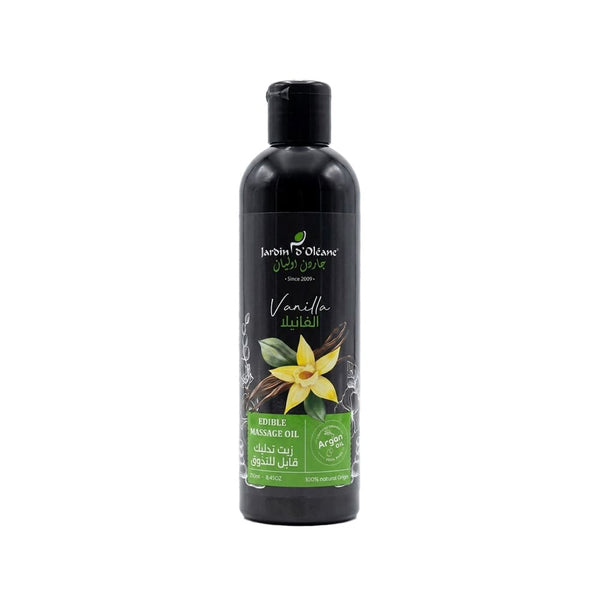 Jardin d'Oleane Tasting Vanilla Massage Oil Smooth Texture Argan Oil 250ml