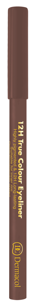 Dermacol 12h True Colour Eyeliner Pencil Creamy Light Brown No. 4