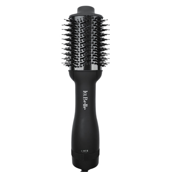 La Belle Hair Dryer & Styler Brush Mini 2-in-1, Two Heat Settings, Cool Shot