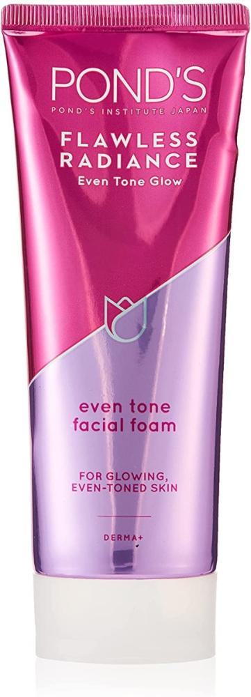 Ponds Flawless White Facial Foam Cleanser Brightening Formula 100g