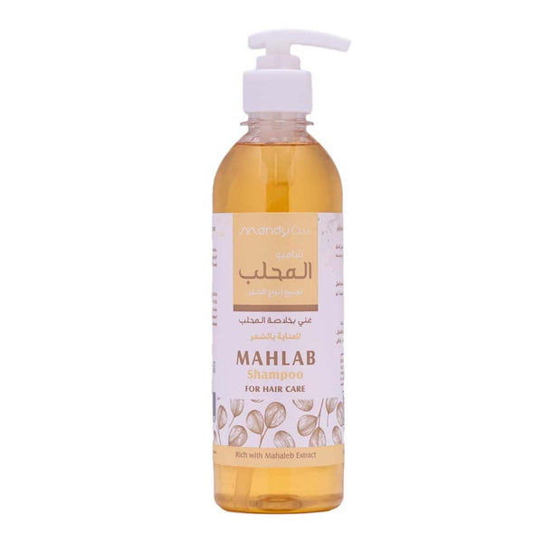 Mandy Care Al Mahlab Shampoo for All Hair Types, Daily Cleansing, 400 ml