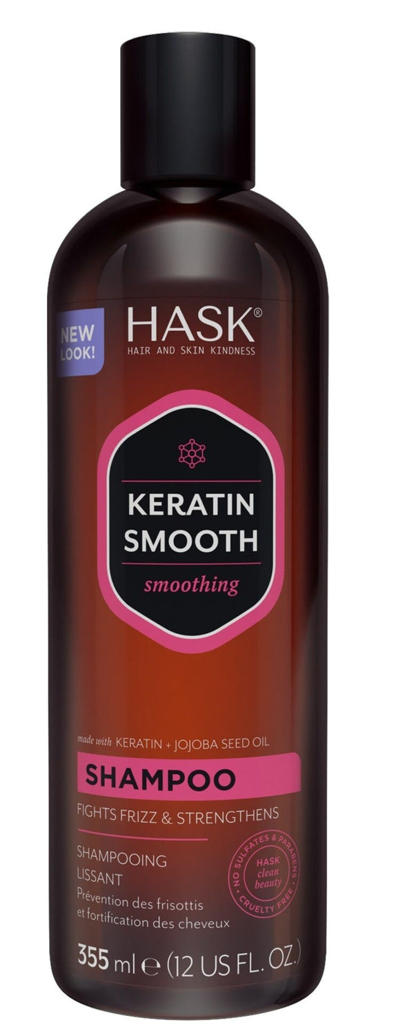 Hask Keratin Protein Smoothing Shampoo Creamy Formula 355 ml