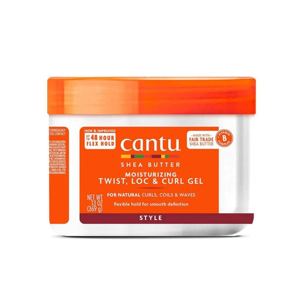 Cantu Moisturizing Twist & Lock Gel Cream Styling Formula Shea Butter 370 g
