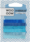 You Are The Princess Woo Oow Blue Hairpins, Secure Hold, 24-Piece Set