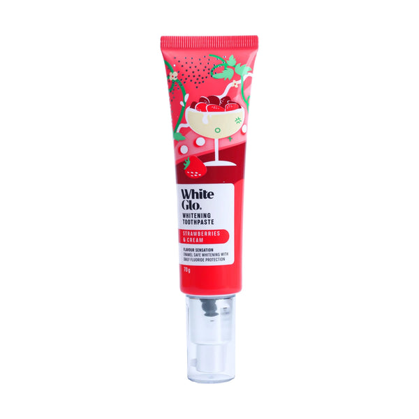 White Glo Strawberry & Cream Brightening Toothpaste