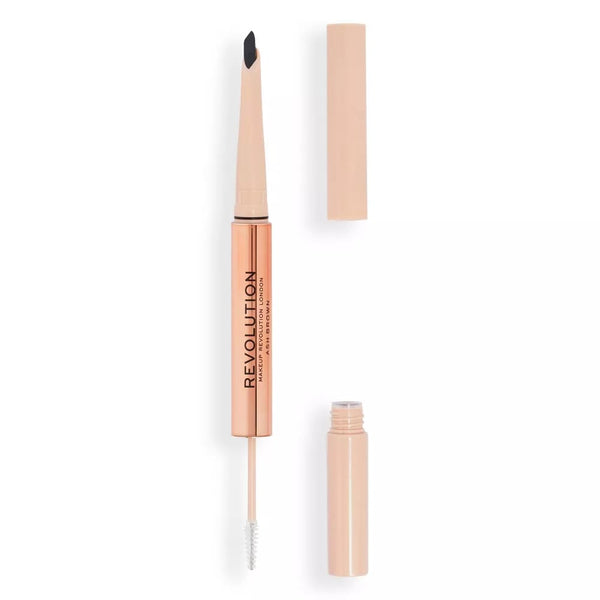 Revolution Fluffy Brow Filter Eyebrow Pencil Precise Control Ash Brown