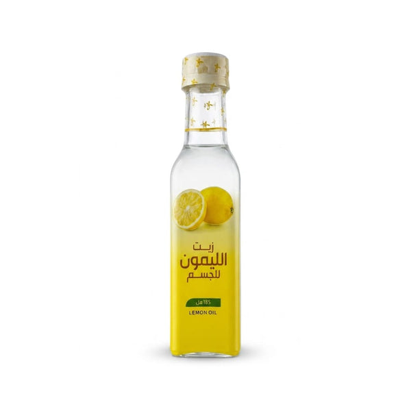 Krishan Lemon Body Oil Refreshing Citrus Scent 185ml