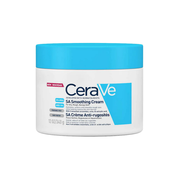 CeraVe SA Smoothing Cream Moisturizing Cream for Dry, Rough, Bumpy Skin 340 g