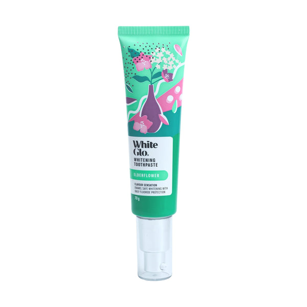 White Glo Elderflower Toothpaste Brightening Oral Care