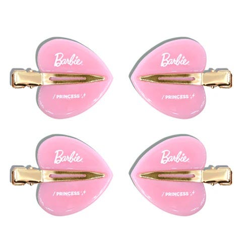 You Are The Princess Barbie Princess Beauty Clips Heart-Shaped Hair Clips 5 x 4 cm