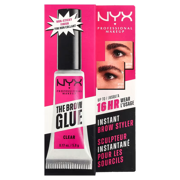 NYX Professional The Brow Glue Instant Brow Styler Clear Brow Gel