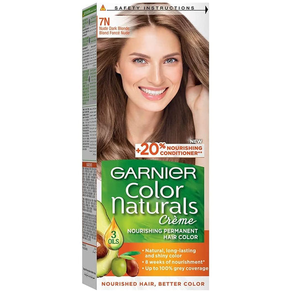 Garnier Color Naturals Permanent Cream Hair Color Olive Avocado Shea 7.132 Dark Blond