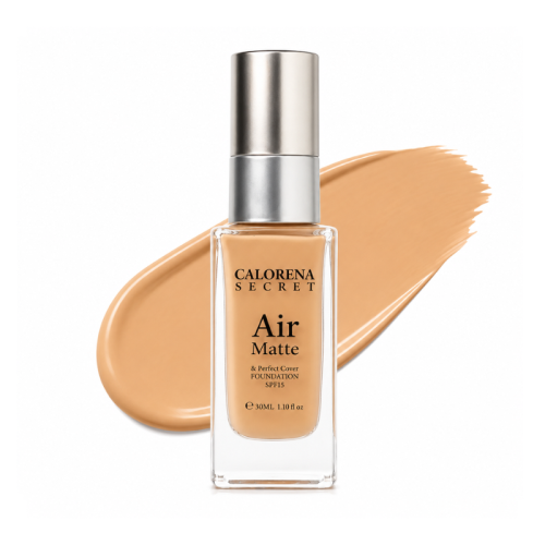 Calorena Secret Air Matte Foundation SPF 15 Medium-to-Full Coverage Shade 03