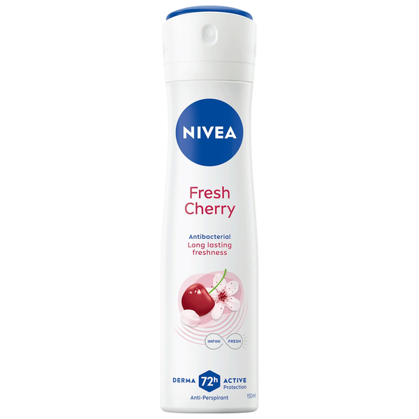 NIVEA Fresh Cherry Women Deodorant Spray, Cherry Scent