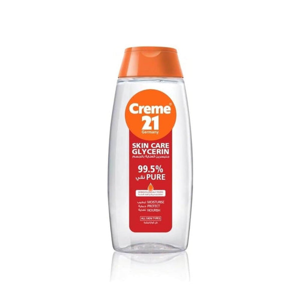 Creme 21 Glycerin Body Care Oil 99.5% Pure Fragrance-Free 200 ml