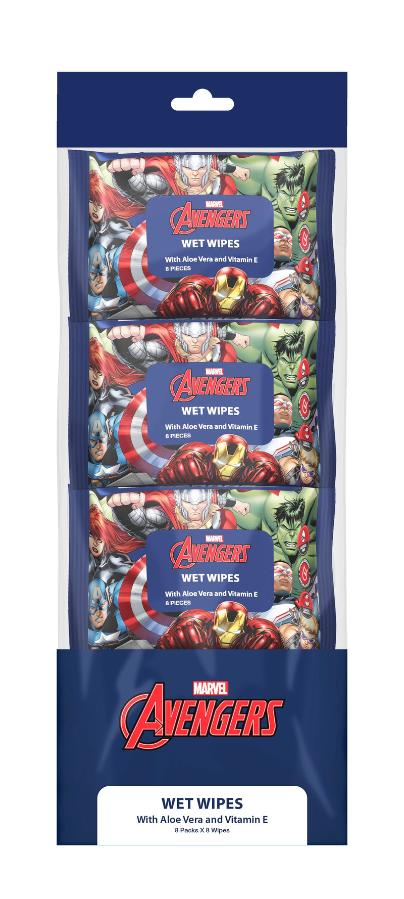 Fablab Avengers Kids Wet Wipes with Aloe Vera and Vitamin E