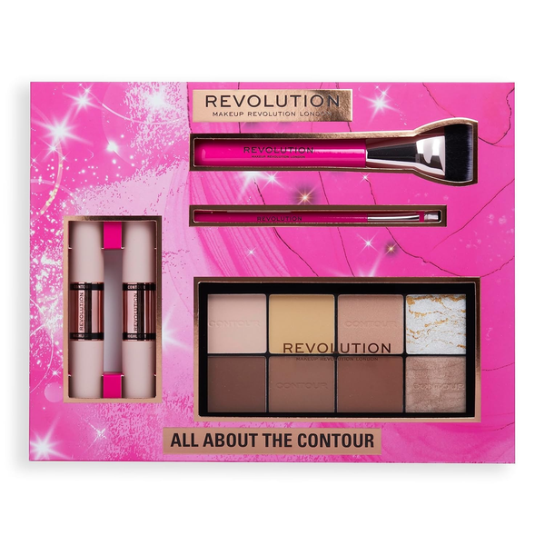 Revolution All About the Contour Face Makeup Set, 5 Pieces