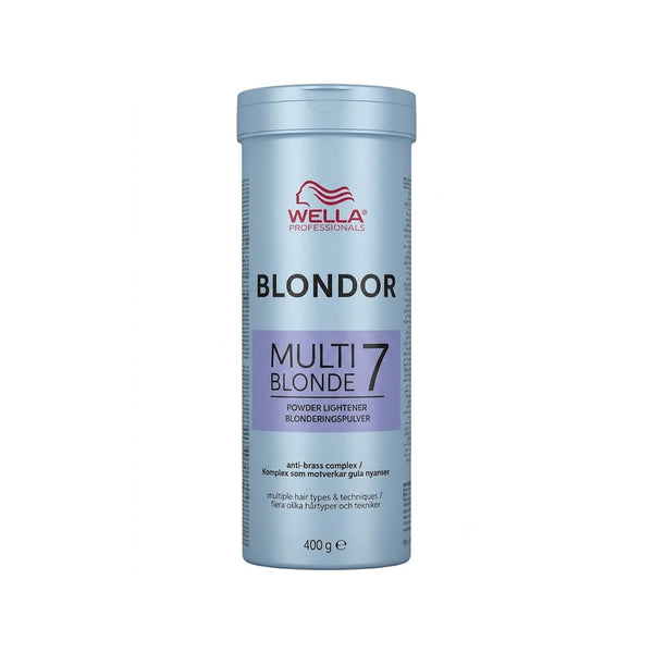 Wella Blondor Multi Blonde 7 Hair Lightening Powder Low-Dust Formula 400g