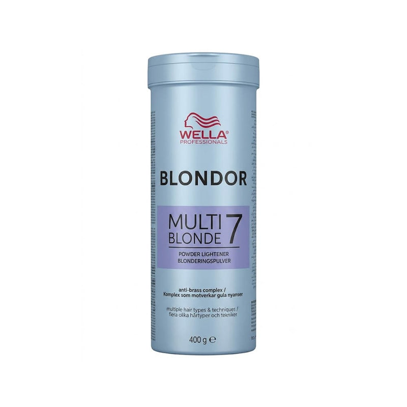 Wella Blondor Multi Blonde 7 Hair Lightening Powder Low-Dust Formula 400g