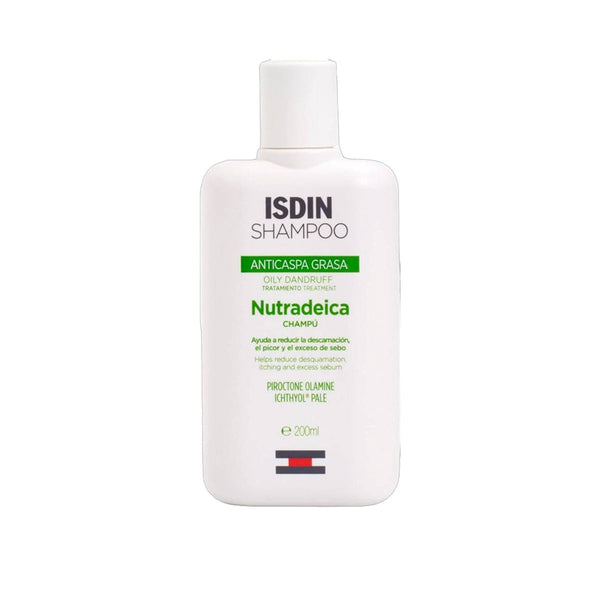 ISDIN Nutradeica Shampoo for Oily Scalp, Piroctone Olamine, 200 ml