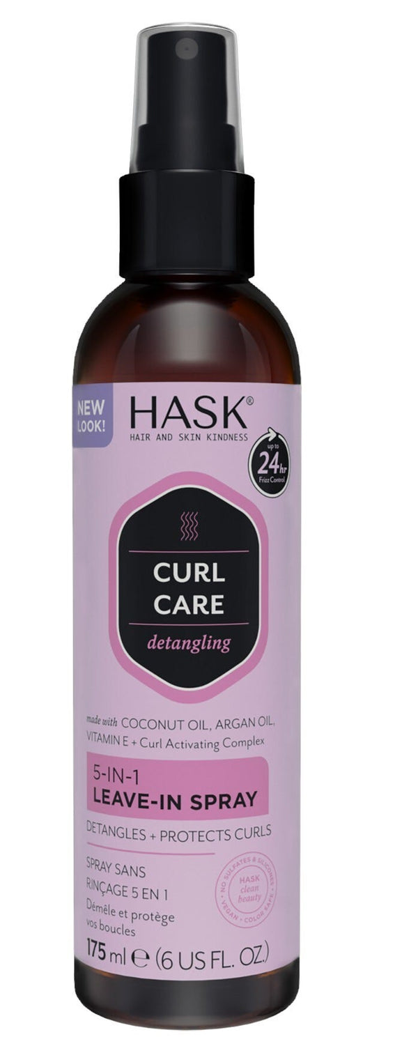 Hask Curl Care 5-in-1 Leave-In Spray Argan Oil Coconut Oil 175 ml