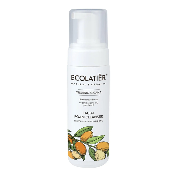 Ecolaiter Foaming Facial Cleanser Organic Argan Oil 150ml
